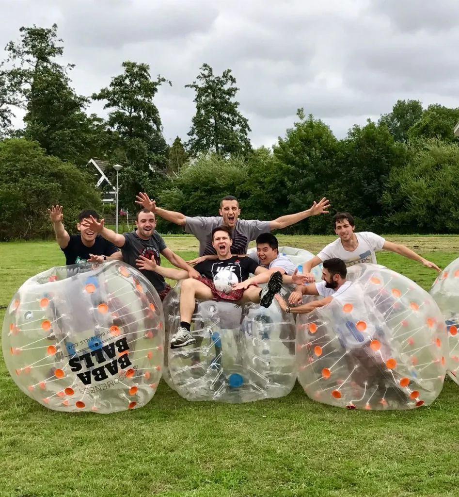 stag group on bubble football