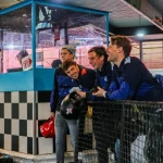 in attesa della gara di kart